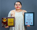 Reshel Fernandes awarded Bhartiya Sahitya Samman